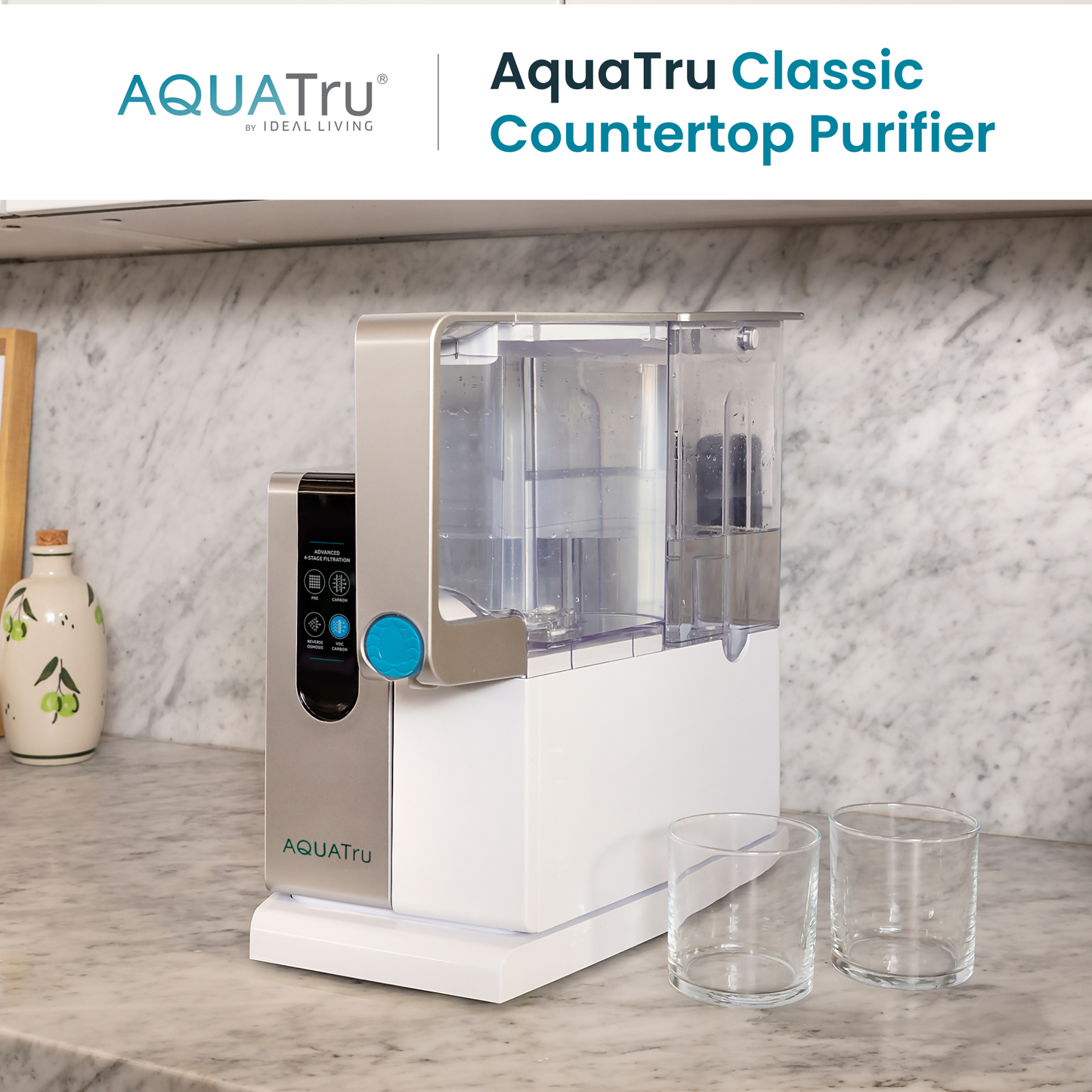 AquaTru Countertop Water Purifier - NEW display screen