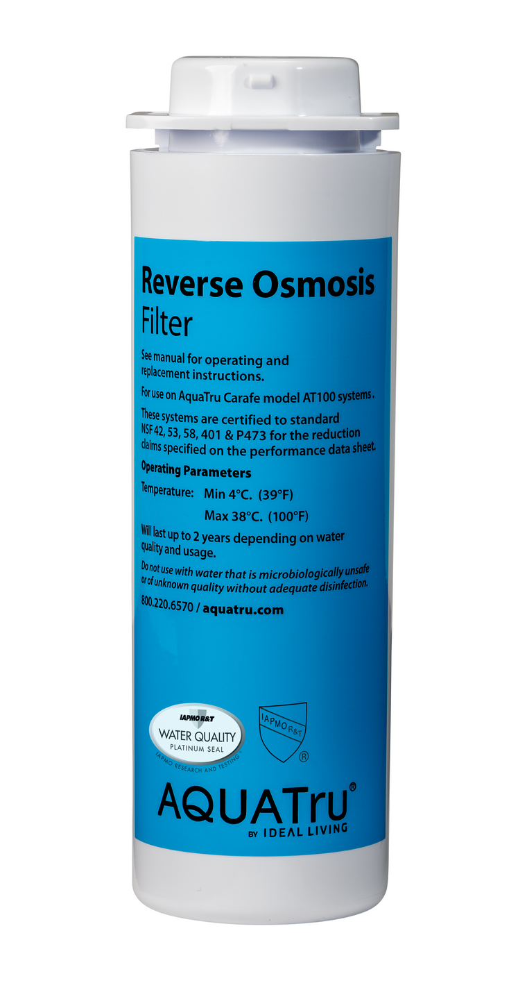 AquaTru Carafe Reverse Osmosis Filter Replacement (use ONLY with Carafe model)