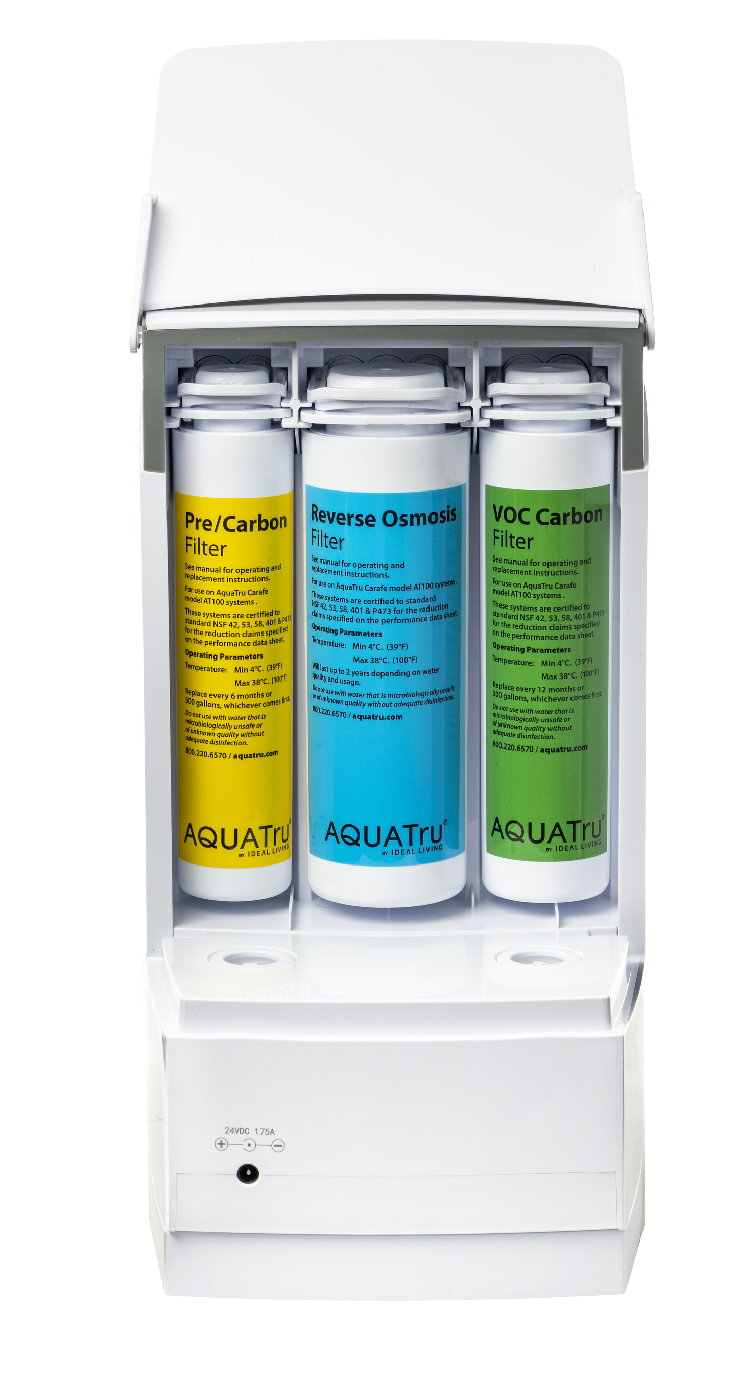 AquaTru Carafe Reverse Osmosis Filter Replacement (use ONLY with Carafe model)